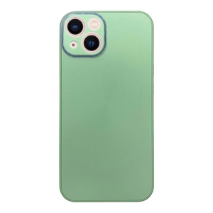 iPhone 13 Yeşil Prizma Desenli Cam Görünümlü Kılıf
