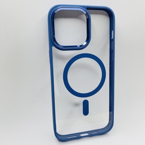 iPhone 14 Pro Max Mavi Çerçeveli MagSafe Kılıf