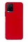 Ön Yüz Vivo Y21s Kırmızı Yumuşak Silikon Kılıf