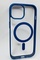 Ön Yüz iPhone 15 Lacivert Çerçeveli MagSafe Kılıf