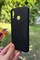 Dış Çekim Ön Yüz Huawei P20 Lite Kamera Korumalı Siyah Deri Tasarımlı Silikon Kılıf