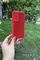Dış Çekim Ön Yüz Huawei P40 İçi Süet Tasarımı Kırmızı Silikon Kılıf