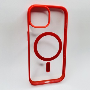 iPhone 15 Kırmızı Çerçeveli MagSafe Kılıf