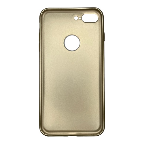 Arka Yüz iPhone 7 Plus Gold Yumuşak Silikon Kılıf