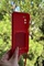 Dış Çekim Arka Yüz Samsung Galaxy A03S Askılı ve Kartlıklı Kırmızı Silikon Kılıf