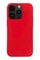 Ön Yüz İPhone 14 Pro Kırmızı Yumuşak Silikon Kılıf