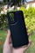 Dış Çekim Ön Yüz Xiaomi Redmi Note 11 Kamera Korumalı Deri Desenli Siyah Silikon Kılıf