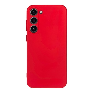 Samsung Galaxy S23 Plus Kırmızı Yumuşak Silikon Kılıf