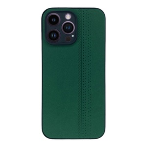 iPhone 14 Pro Max Kamera Korumalı Yeşil Süet Kılıf