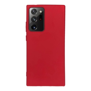 Samsung Galaxy Note 20 Ultra Kırmızı Yumuşak Silikon Kılıf