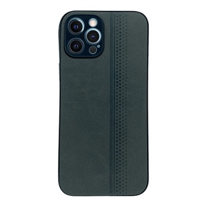 iPhone 12 Pro Max Kamera Korumalı Siyah Süet Kılıf