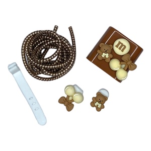 Kahverengi Bear Şarj ve Kablo Koruyucu Set