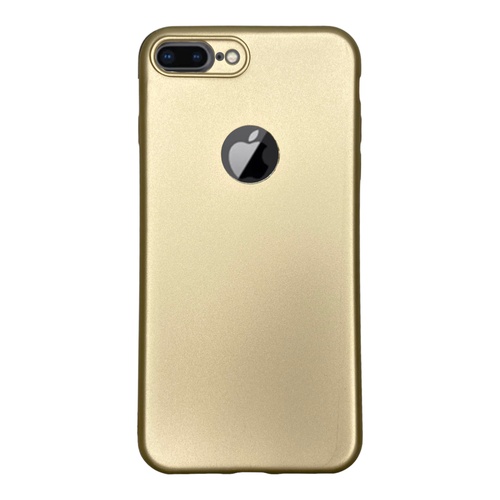 Ön Yüz iPhone 8 Plus Gold Yumuşak Silikon Kılıf