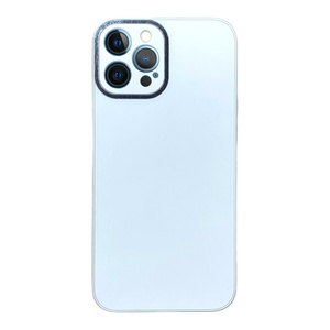 iPhone 12 Pro Max Beyaz Prizma Desenli Cam Görünümlü Kılıf