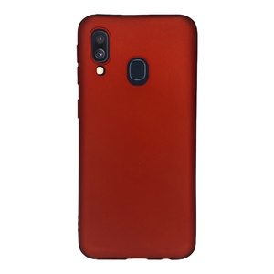 Samsung Galaxy A40 Kırmızı Yumuşak Silikon Kılıf
