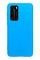 Ön Yüz Huawei P40 Mavi Yumuşak Silikon Kılıf