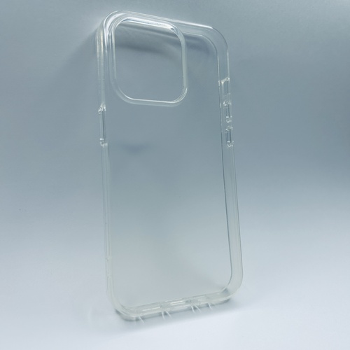Ön Yüz iPhone 15 Pro Şeffaf Silikon Kılıf