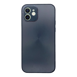 iPhone 12 Siyah Prizma Desenli Cam Görünümlü Kılıf