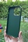 Dış Çekim Arka Yüz iPhone 13 Pro Yeşil Deri MagSafe Kılıf