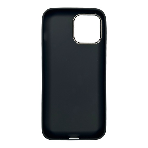 Arka Yüz iPhone 13 Pro Max Siyah Deri MagSafe Kılıf