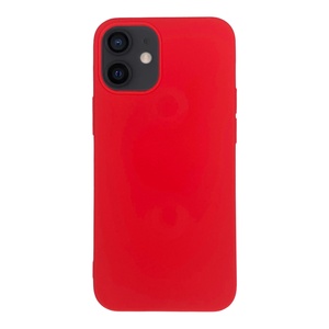 iPhone 12 Mini Kırmızı Yumuşak Silikon Kılıf