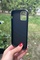Dış Çekim Arka Yüz iPhone 12 Pro Siyah Deri MagSafe Kılıf