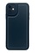 Ön Yüz İPhone 11 Kamera Korumalı Deri Desenli Siyah Silikon Kılıf