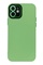 Ön Yüz İphone 12 Yeşil Metal Kamera Korumalı Silikon Kılıf