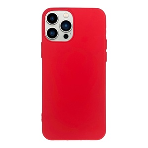 İPhone 12 Pro Kırmızı Yumuşak Silikon Kılıf