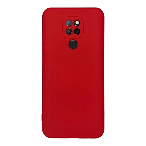 Ön Yüz General Mobile 20 Kırmızı İçi Süet Tasarım Mavi Silikon Kılıf