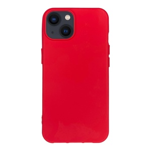 iPhone 13 Kırmızı Yumuşak Silikon Kılıf