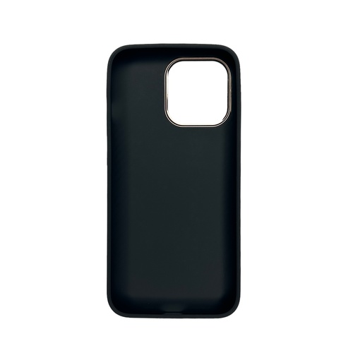 Arka Yüz iPhone 13 Pro Siyah Deri MagSafe Kılıf