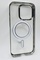 Arka Yüz iPhone 14 Pro Gümüş Parlak Kenarlı MagSafe Kılıf