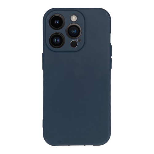 Ön Yüz İPhone 14 Pro Siyah Yumuşak Silikon Kılıf