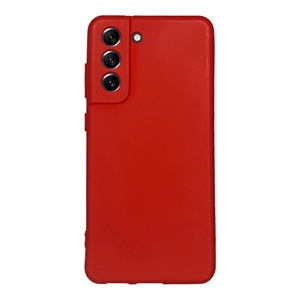 Samsung Galaxy S21 FE Kırmızı Yumuşak Silikon Kılıf