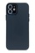 Ön Yüz İphone 12 Siyah Metal Kamera Korumalı Silikon Kılıf