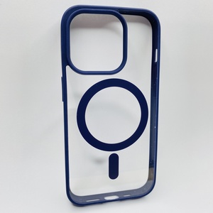 iPhone 15 Pro Koyu Mor Çerçeveli MagSafe Kılıf