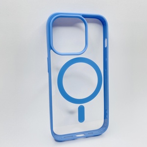 iPhone 15 Pro Mavi Çerçeveli MagSafe Kılıf