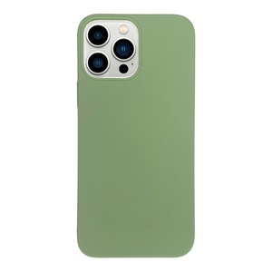iPhone 13 Pro Max Yeşil Yumuşak Silikon Kılıf