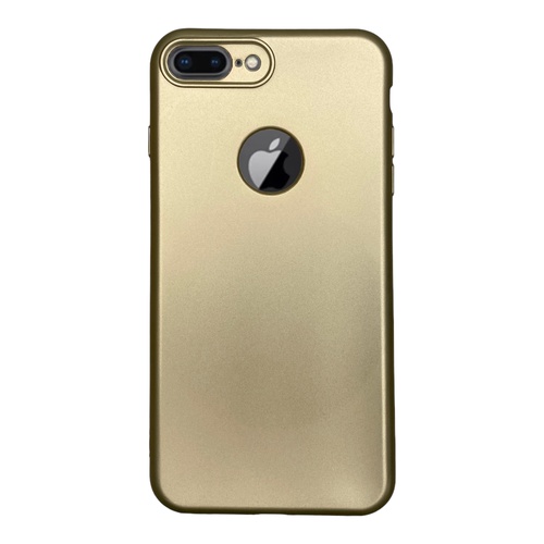 Ön Yüz iPhone 7 Plus Gold Yumuşak Silikon Kılıf