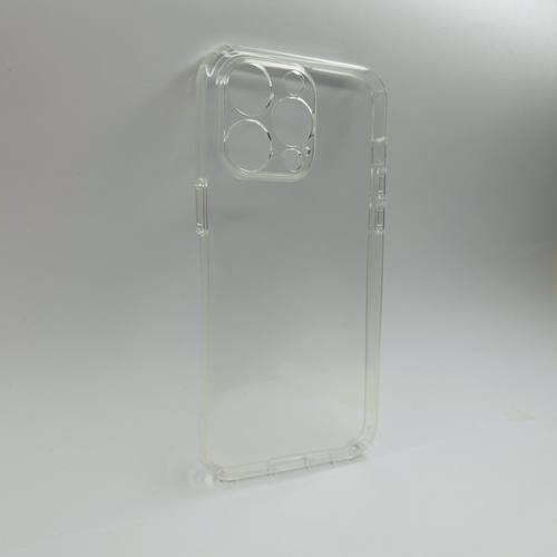 Ön Yüz iPhone 14 Pro Max Kamera Korumalı Şeffaf Silikon Kılıf