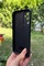 Dış Çekim Arka Yüz Samsung Galaxy A34 Kamera Korumalı Siyah Deri Tasarımlı Silikon Kılıf