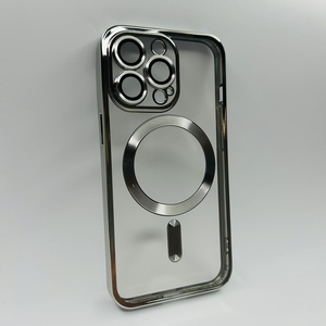 iPhone 13 Pro Gümüş Kamera Korumalı MagSafe Kılıf