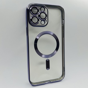iPhone 13 Pro Max Mor Kamera Korumalı MagSafe Kılıf