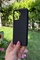 Dış Çekim Ön Yüz Oppo A94 İçi Süet Tasarımı Siyah Silikon Kılıf