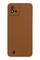 Ön Yüz Realme C20 - C11 2021 Kahverengi Renkli Silikon Kılıf