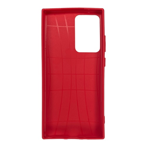 Arka Yüz Samsung Galaxy Note 20 Ultra Kırmızı Yumuşak Silikon Kılıf