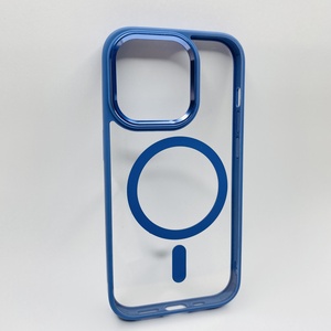 iPhone 14 Pro Mavi Çerçeveli MagSafe Kılıf