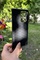 Dış Çekim Arka Yüz Samsung Galaxy Note 20 Ultra Kamera Korumalı Siyah Deri Tasarımlı Silikon Kılıf
