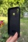 Dış Çekim Arka Yüz Huawei P20 Lite Kamera Korumalı Siyah Deri Tasarımlı Silikon Kılıf